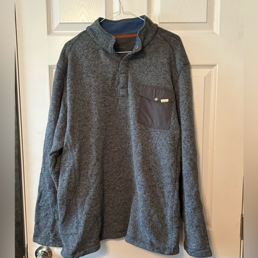 Woolrich Men's 1/4 Snap Pullover‎ Sweatshirt XXL